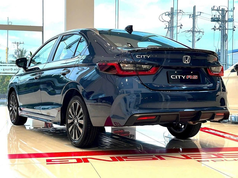Honda City màu xanh