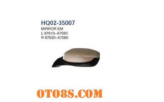 Gương chiếu hậu xe Kia K3 2013 | gương hậu xe K3 2013 | gương hậu K3 2013 | 87610-A7100 | 87610A7100 | 87620-A7100 | 87620A7100