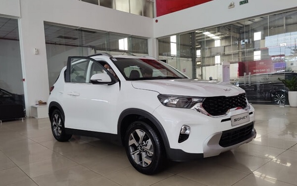 Kia Sonet 2022 màu trắng