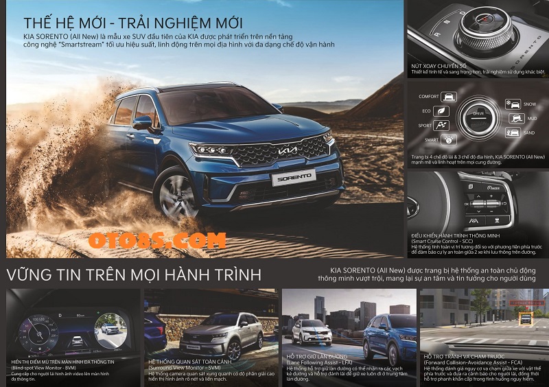 CATALOG XE KIA SORENTO 2023