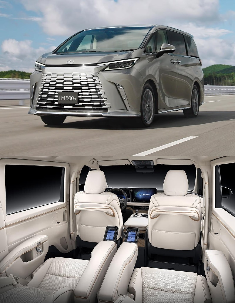 xe Lexus LM 500h 6 chỗ