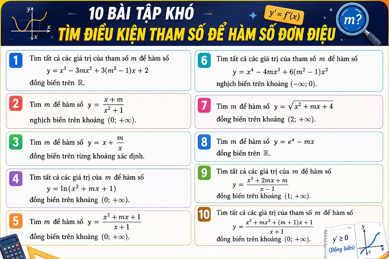 Tính đơn điệu hàm số