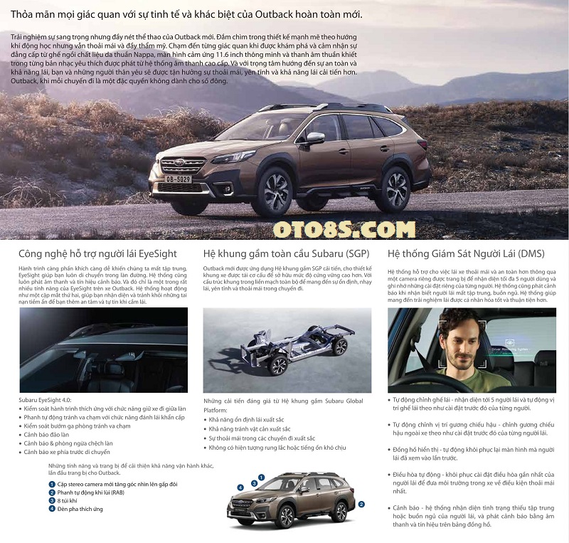 CATALOG XE SUBARU OUTBACK 2023