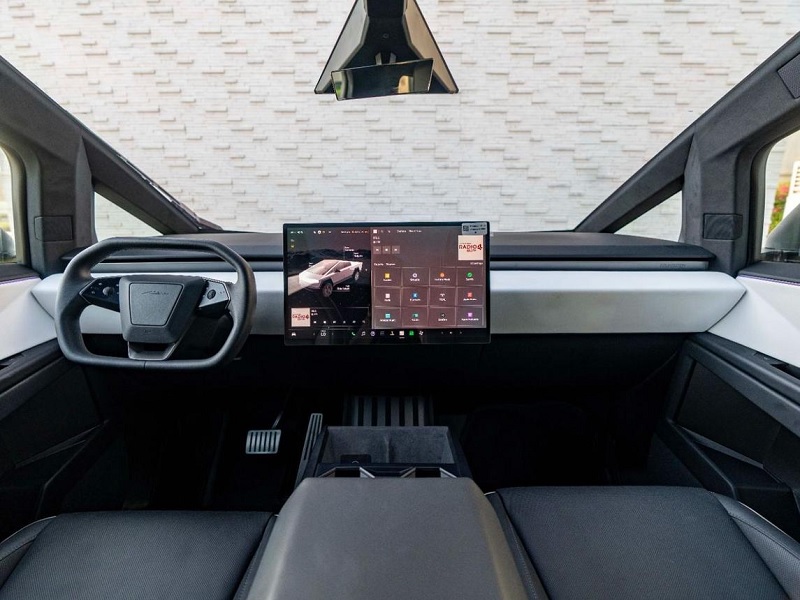 nội thất xe Tesla Cybertruck