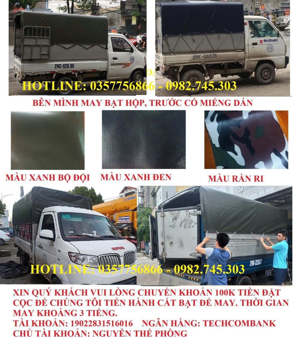 Bạt xe tải nhỏ