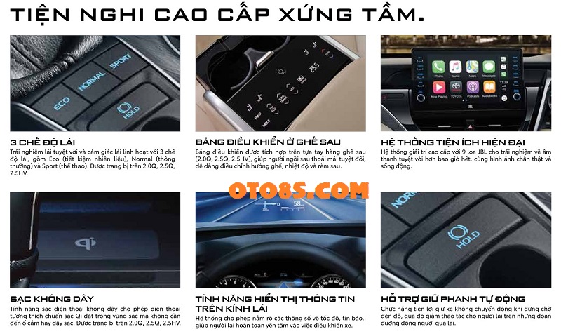 CATALOG XE TOYOTA CAMRY 2023