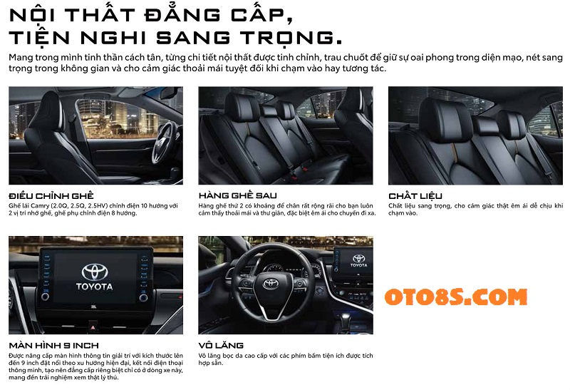 CATALOG XE TOYOTA CAMRY 2023