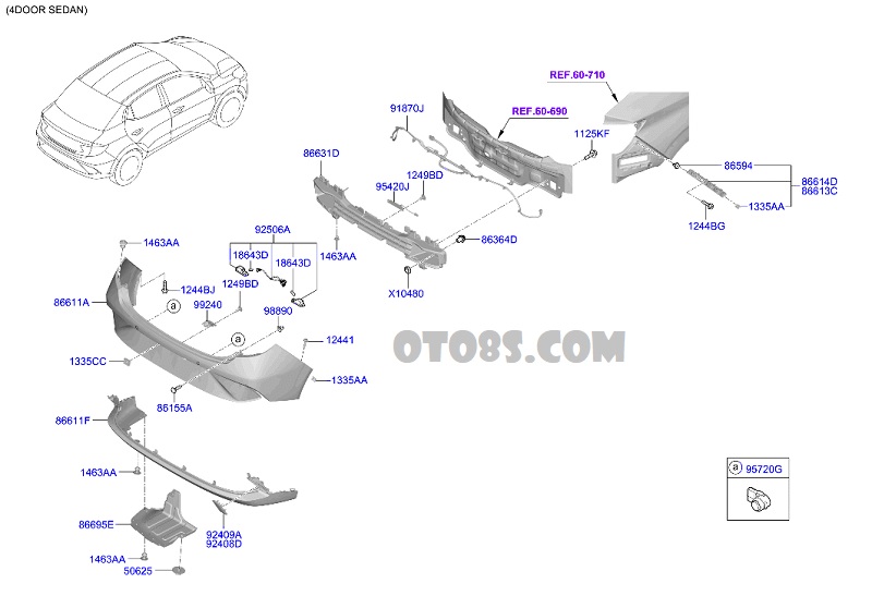 đèn phản quang xe i10