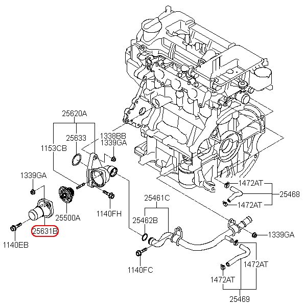 vỏ van hằng nhiệt i10