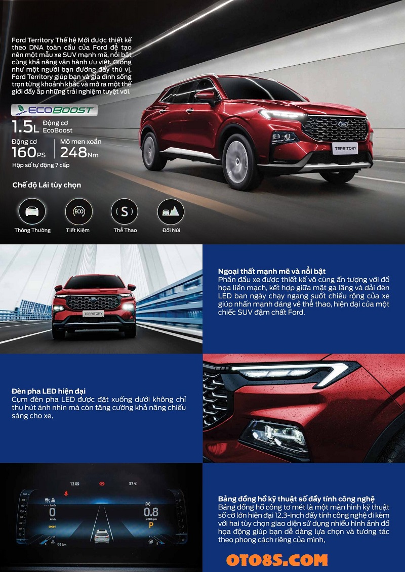 CATALOG XE FORD TERRITORY 2023